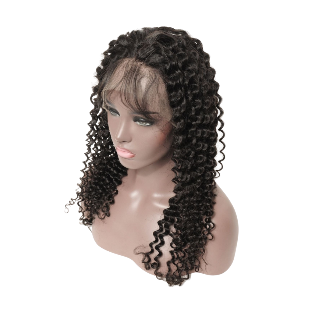 Deep curl Indian Lace Front Wig