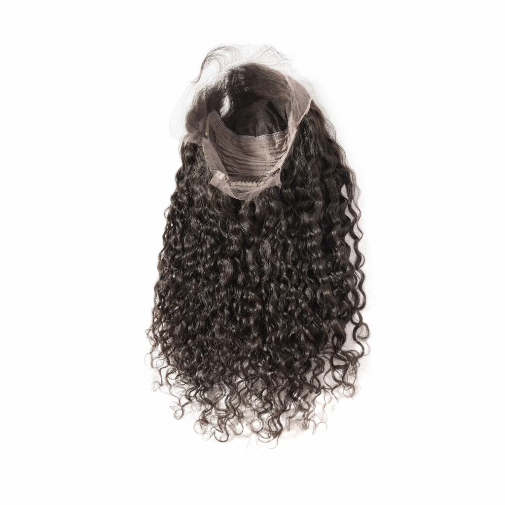 Deep curl Indian Lace Front Wig